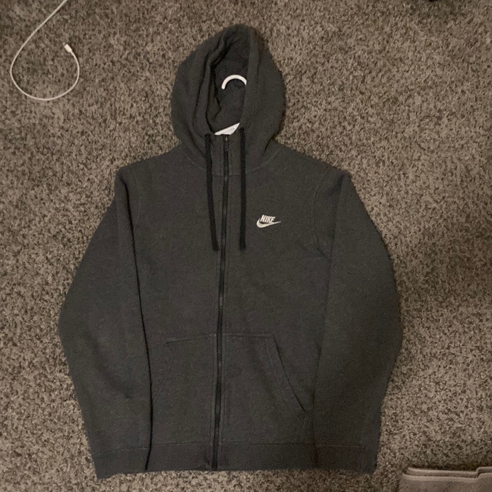 nike club fleece zip up